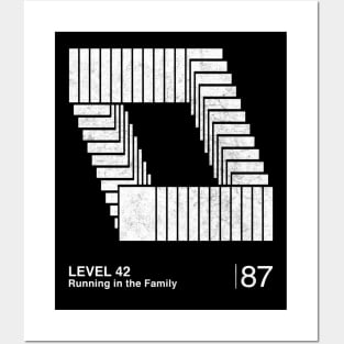 Level 42 / Minimalist Graphic Artwork Design Posters and Art
